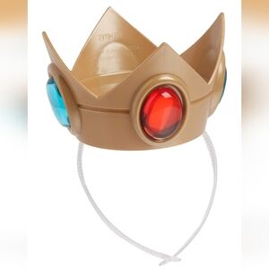 Princess Peach Crown Mario Brothers Costume Nintendo Headband